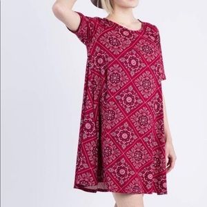 Agnes & Dora Bandana Print Swing Tunic Pockets M